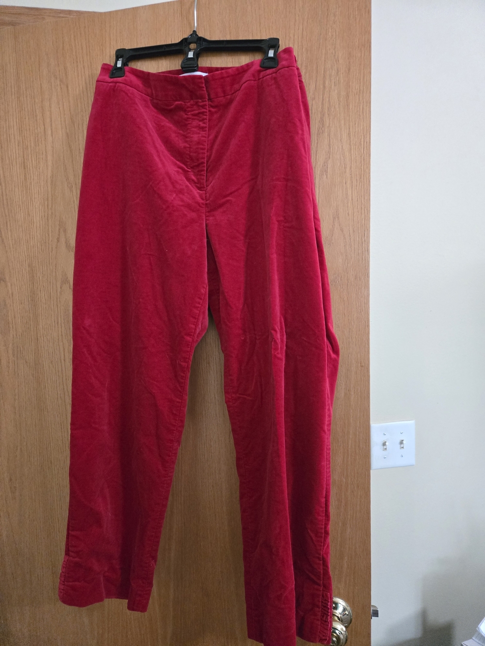 Talbots Red Velvet- Feel Pants